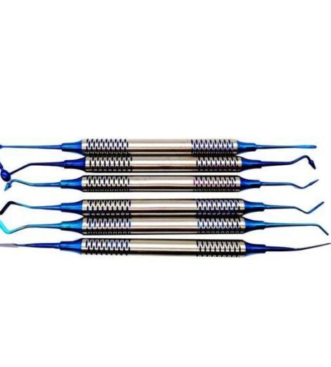 dental composite filling instruments set – 6 pcs restorative kit | precision contouring tools