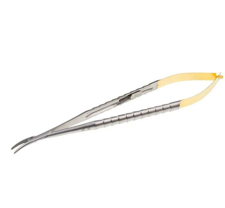 micro castroviejo needle holder set – 14cm (3 pcs) with lock | stainless steel surgical instruments