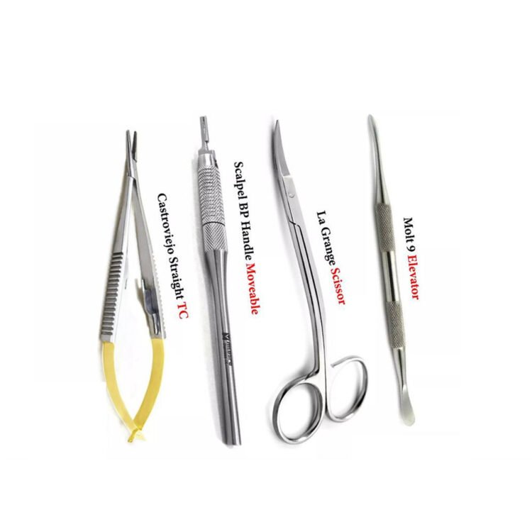 micro periodontal surgery kit with cassette – dental oral instruments by mediva essence