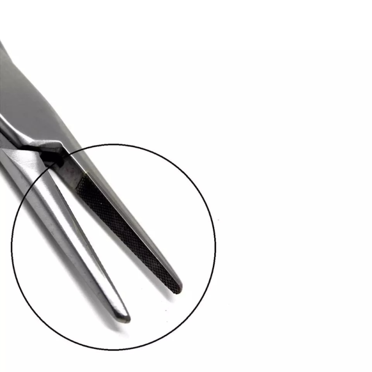 mathieu needle holder tc – premium stainless steel | hair transplant & surgical instrument