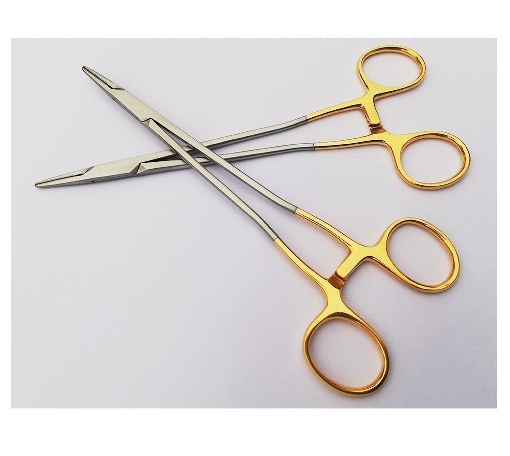 Stainless Steel Needle Holder with Lock | Surgical Instrument | OEM Services Available stainless steel needle holder with lock | surgical instrument | oem services available