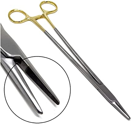 stainless steel needle holder with lock | surgical instrument | oem services available