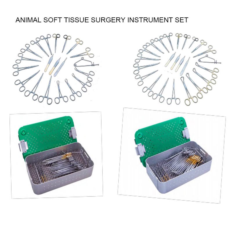 torwin surgical 21 piece feline spay pack – gold handle stainless steel surgical instruments | manual power