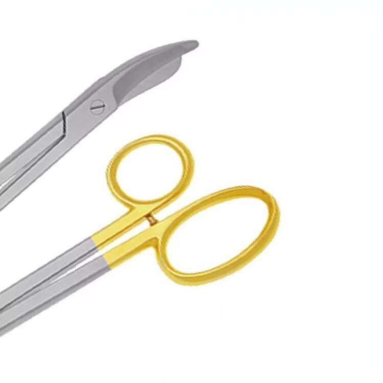 wholesale 24cm medical lister bandage scissors – custom logo | tc bruns plaster shear with one serrated blade – stainless steel