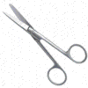 premium stainless steel dressing scissors sharp/blunt – surgical operating instruments