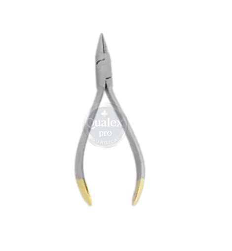 "dental orthodontic bird beak pliers | loop forming & round bending lab instrument | stainless steel orthodontics tool"