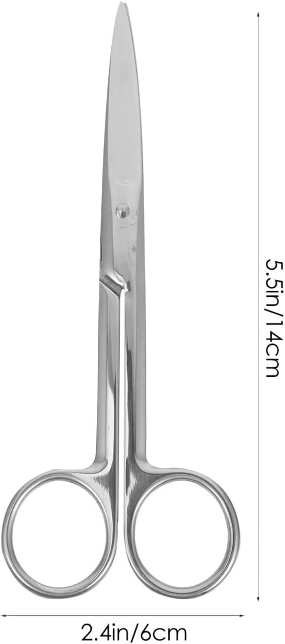 14 cm stainless steel medical operating scissors – straight, precision cutting