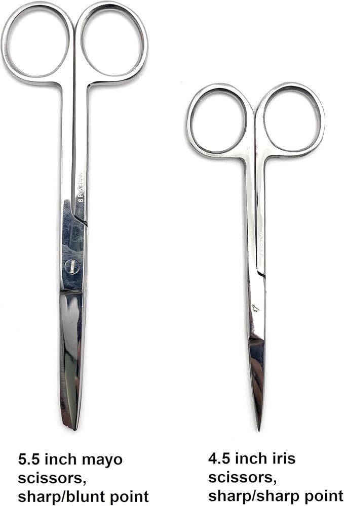 Complete Dissection Kit – Includes Scissors, Forceps, Scalpels, Teasing Needles, Probes & Deluxe Leather Case complete dissection kit – includes scissors, forceps, scalpels, teasing needles, probes & deluxe leather case