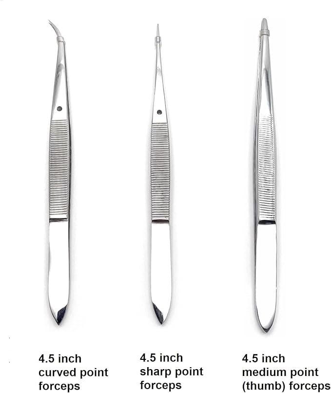 Complete Dissection Kit – Includes Scissors, Forceps, Scalpels, Teasing Needles, Probes & Deluxe Leather Case complete dissection kit – includes scissors, forceps, scalpels, teasing needles, probes & deluxe leather case