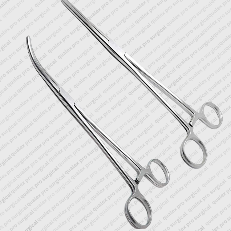 Home qualex pro apical kelly forceps & hemostat set (2 pc)