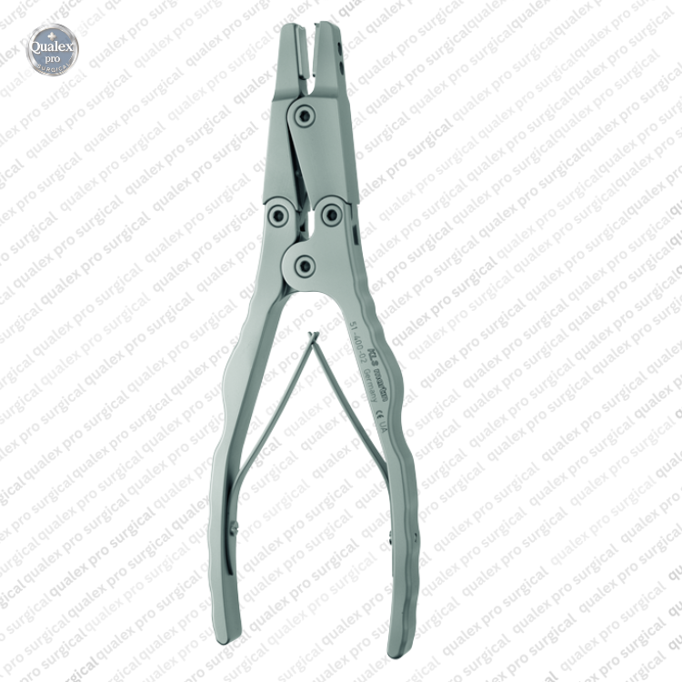 plate cutter, straight, total length 18 cm