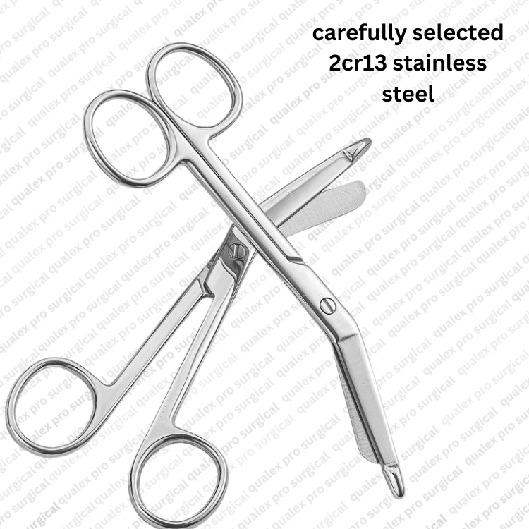 qualex pro bandage scissors – 2cr13 stainless steel