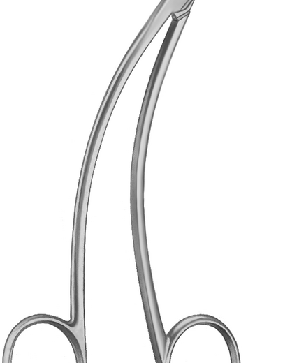 qualex pro favaloro vascular scissors 14.5 cm 40°